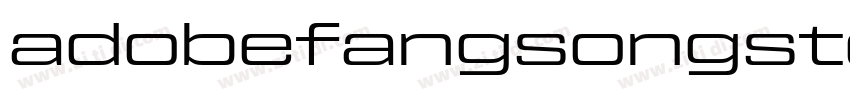 adobefangsongstd reg字体转换